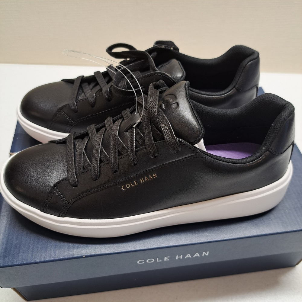 Cole Haan Womens Sneakers 7.5B Black/White NWT GC Daily Sneaker 2027-1346